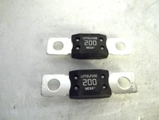 Genuine Premium LITTELFUSE  Mega 200A  200 amp 32V DC Slo-Blo Time-delay 2-pack