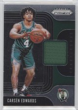 2019-20 Panini Prizm Sensational Swatches Jersey Carsen Edwards Rookie RC an9