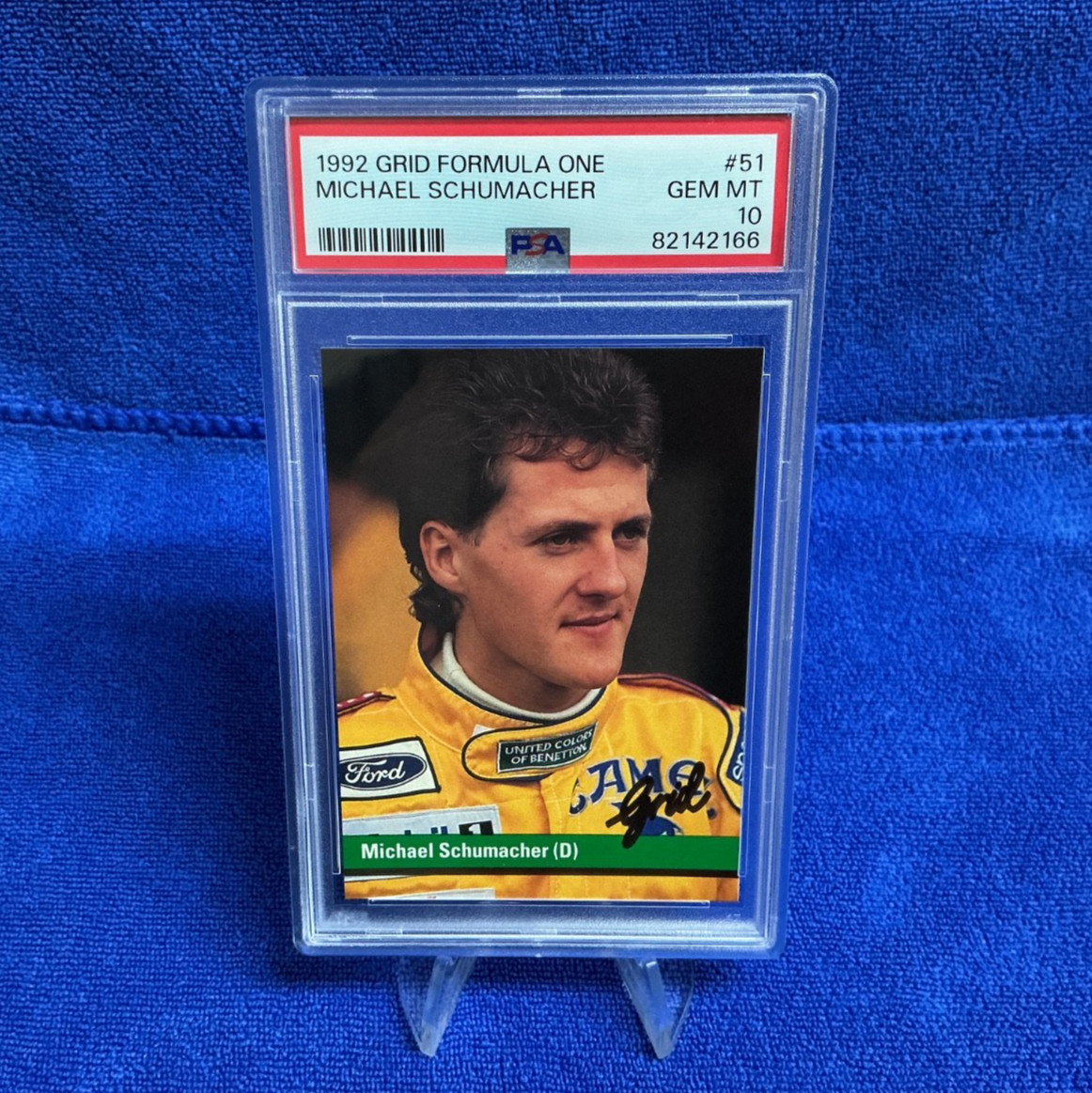 1992 GRID FORMULA ONE #51 MICHAEL SCHUMACHER -  PSA 10 ( GEM-MINT)