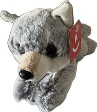 Aurora World Plush Mini Flopsie Winter Wolf Stuffed Toy 8 Inch