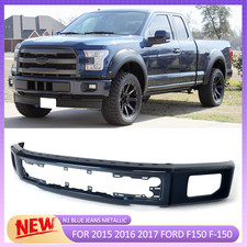 N1 Blue Jeans Metallic Front Bumper For 2015-2017 Ford F-150 F150 Fo1002424 New