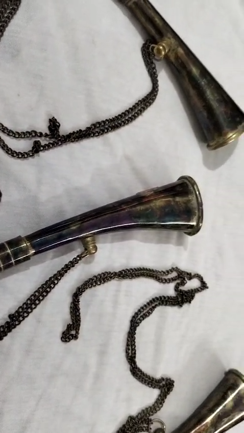 Nautical Brass Fog Horn Marine Signal Whistle Vintage Reproduction