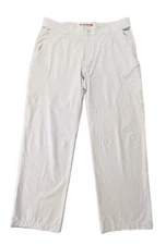 Simms Fishing Pants XL Beige Quick Dry Nylon Spandex Outdoor Hiking Travel