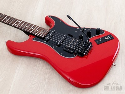 1980s Fernandes Brad Gillis Signature SSH Superstrat ST-80BG Red