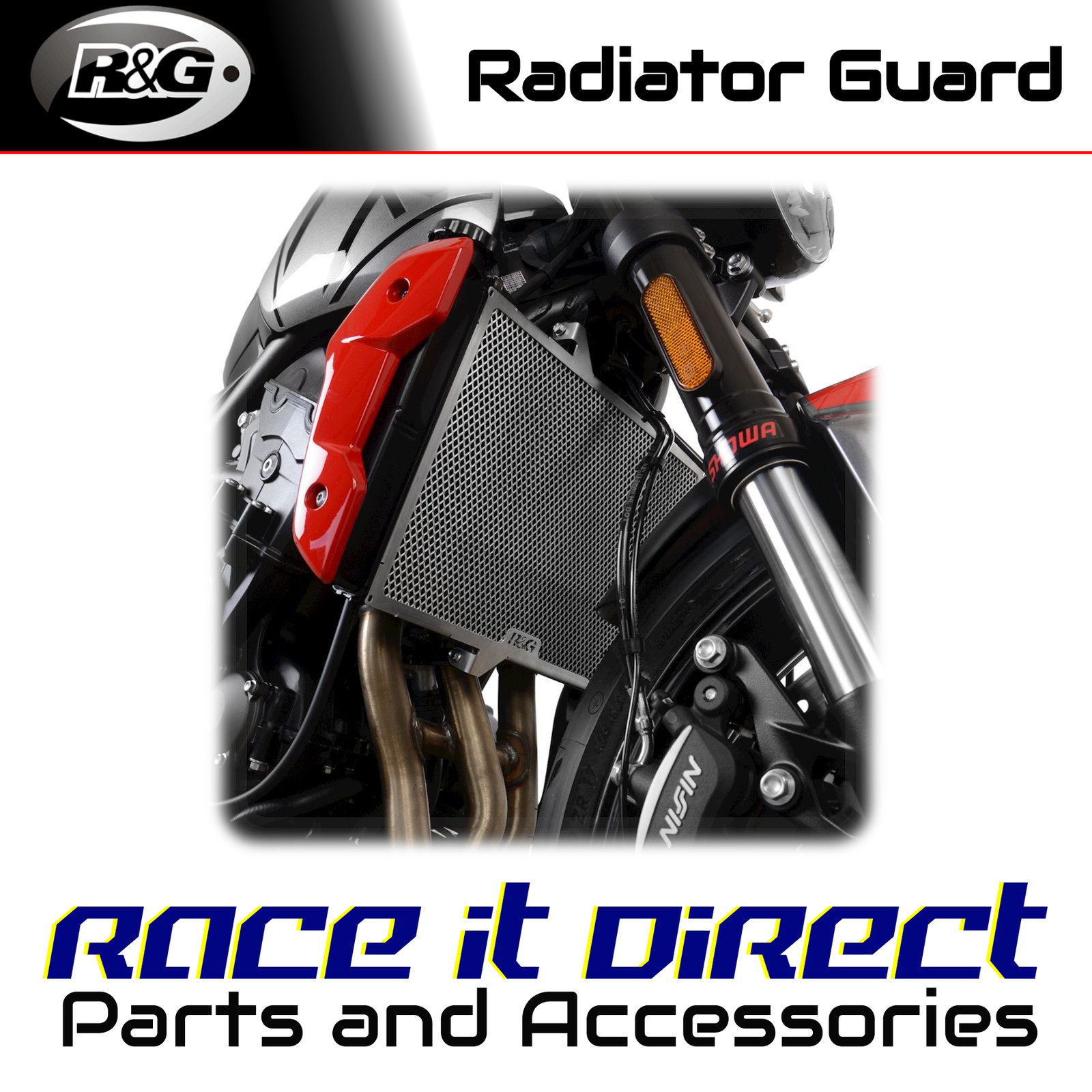Aluminium Radiator Guard for Triumph Trident 660 2021-2026 R&G