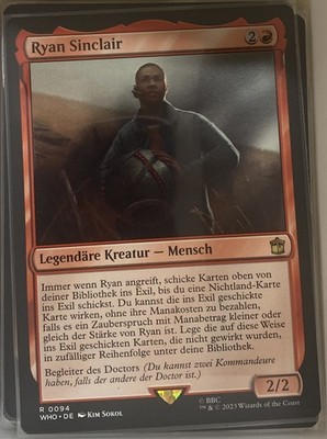 Ryan Sinclair 94 Doctor Who WHO MTG deu.