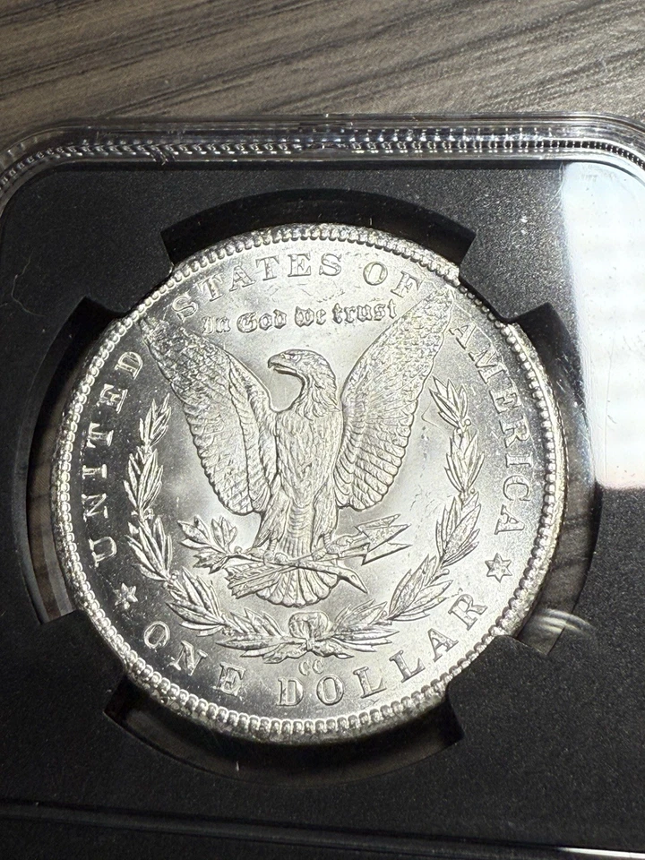 1884-CC Morgan Dollar NGC MS63 – Carson City Silver Dollar – Bright Luster - Image 4 of 4