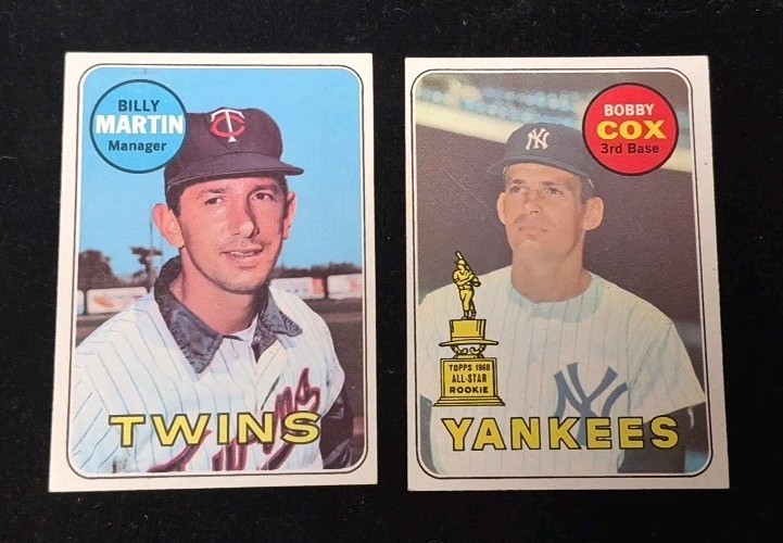 Bobby Cox 1969 Topps #237 Rookie RC Cup New York Yankees EXMT Billy Martin 547 