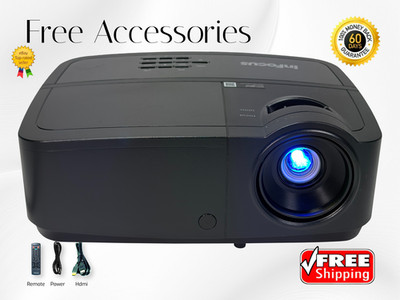 InFocus IN2126x DLP Projector for Home Movies 4200 Lumens 2160p 4K WXGA w/Kit  