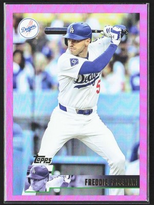 2025 Topps Archives #185 Freddie Freeman Pink Foilboard