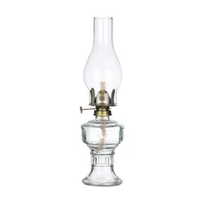 Large Vintage Indoor Glass Kerosene Oil Lamps