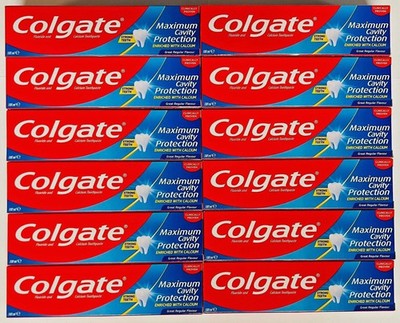 Colgate 100ml Zahnpasta Maximaler Hohlraumschutz 6er & 12er Pack