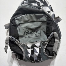 Brand New Rawlings Bag Baseball Softball Backpack Black Gray
