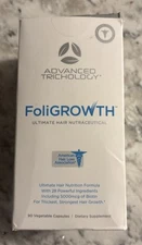 Advanced Trichology FoliGROWTH Ultimate Hair Nutraceutical Supplement - New