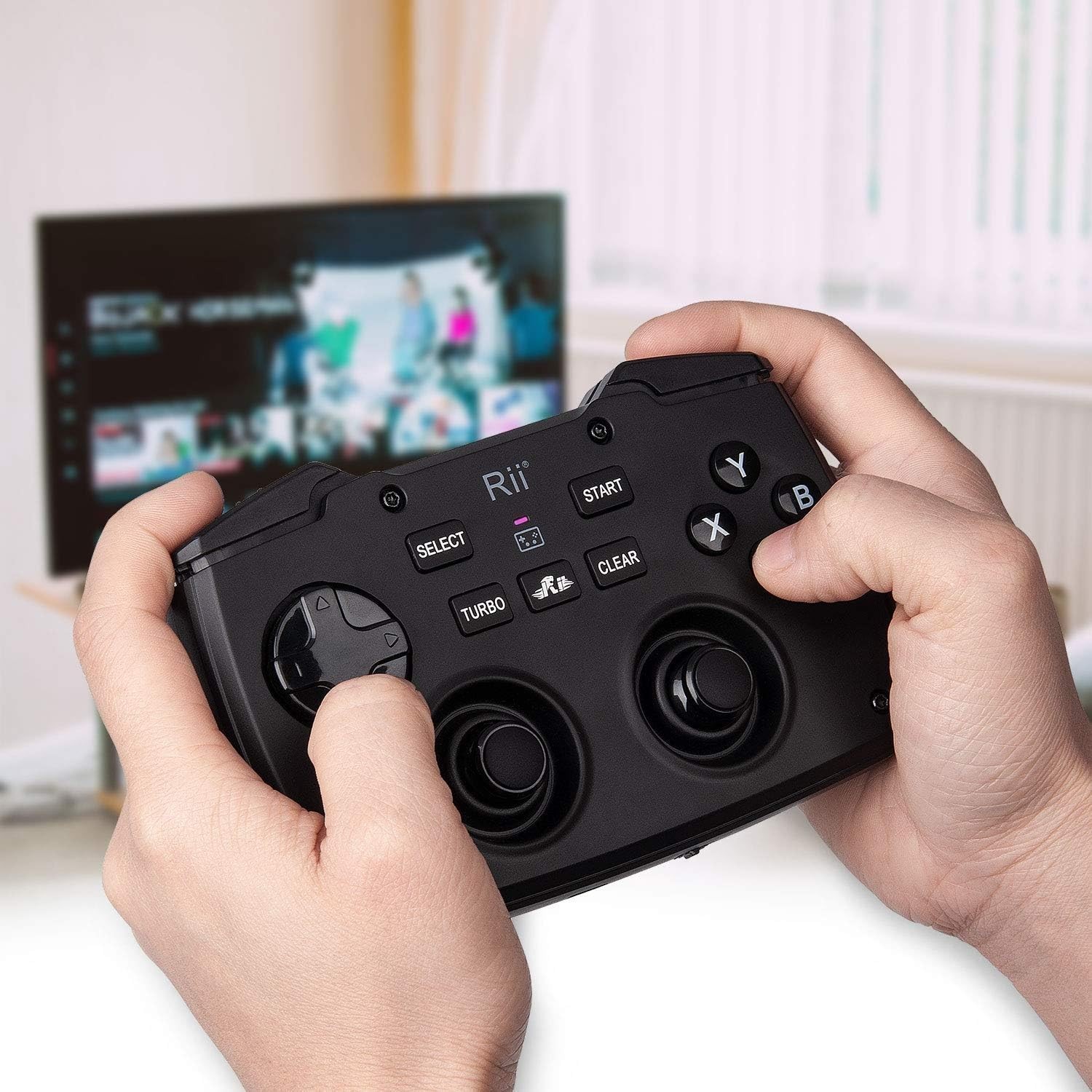 (Backlit Version)Rii RK707 3 in 1 Multifunctional 2.4Ghz Wireless Portable Game