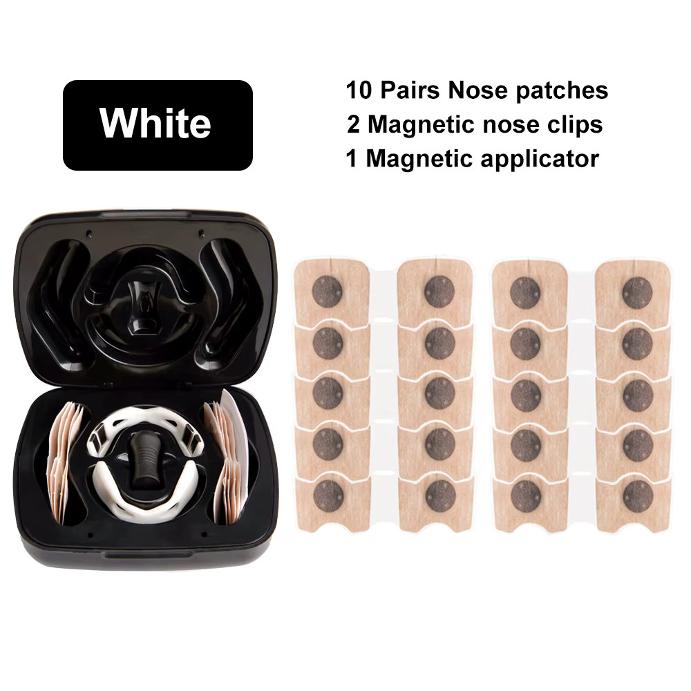 Magnetic Nose Sleep Increase Air Nose Nasal Strips Sport Nose Clip Anti Snoring 