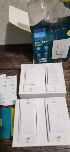 (4 PACK) Treatlife 3-Way Smart Light Switch SS01 Alexa & Google Assistant - Picture 2 of 4