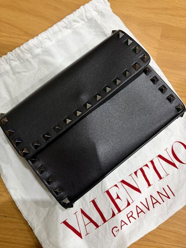 Valentino Rockstud Crossbody bag Black on black