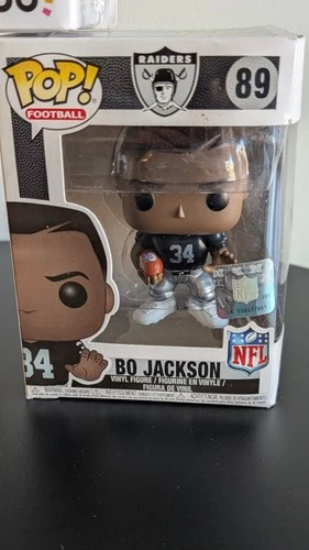 Funko Pop! Vinyl Bo Jackson NFL Raiders Football Figure #89 Original Packaging