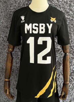 Haikyuu MSBY Black Jackal NO.12 Uniform Kotaro Bokuto Model S-2XL