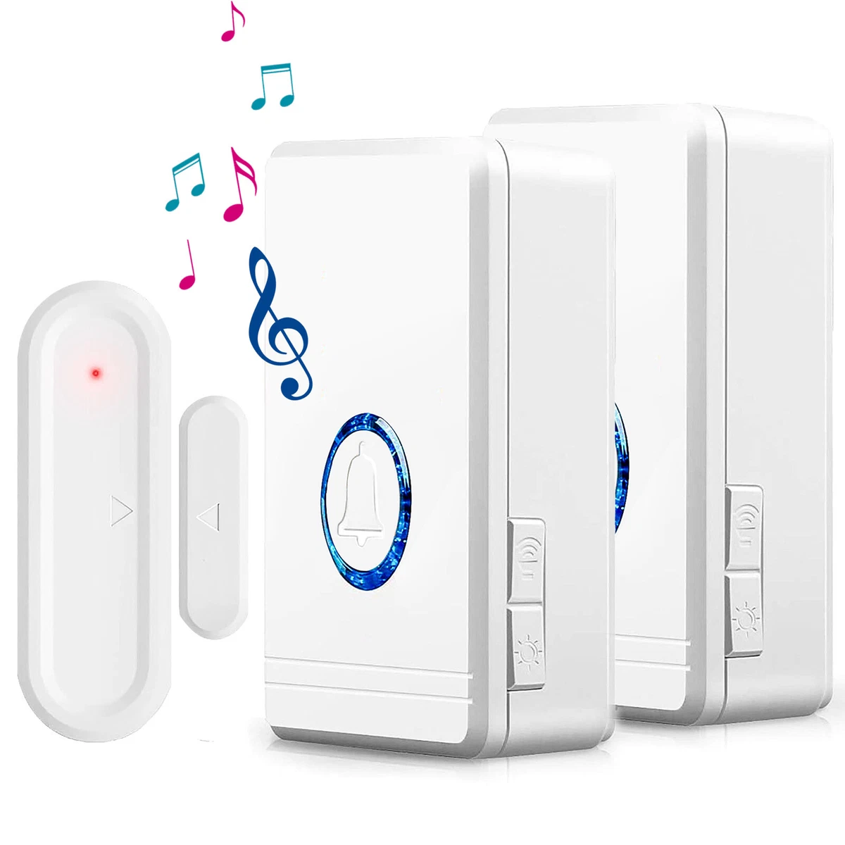 GREENCYCLE Wireless Door Open Sensor Chime, Door Entry, 52 OFF