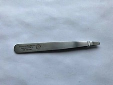 Round Tip Mens Stainless Steel Tweezer - BB EL-198 - Bianco Brothers