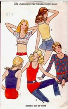 McCall  s 3225 UNCUT Vintage Misses Set of Tops 14 Sewing Pattern No Envelope