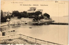 Old postcard Environs de NICE BEAULIEU Pointe Fourmie (262107)
