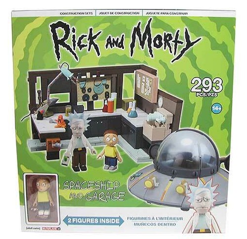 Rick and Morty Raumschiff und Garage 293 Teile Bauset McFarlane 2016 - Bild 1 von 3