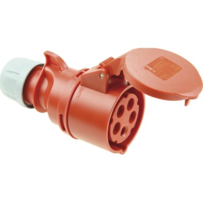 CEE 16A  Drehstrom Kupplung 16A Kraftstrom Kupplung 16A  5polig IP44  - 632.156