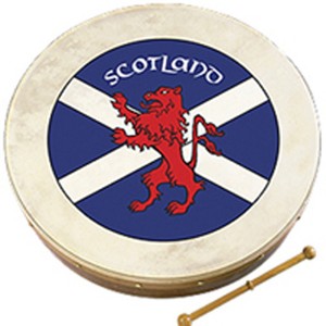 Waltons 18 Scottish Flag Design Irish Bodhran 10awal 2367 Ebay