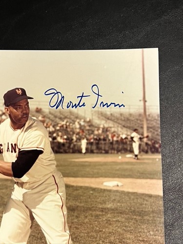 Monte Irvin Hand Signed 8x10 Photo Baseball New York Giants - Picture 2 of 2