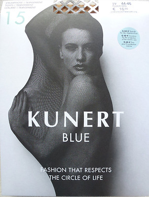 KUNERT BLUE 15den Clear Socks Size 36-50 Remanufactured Material