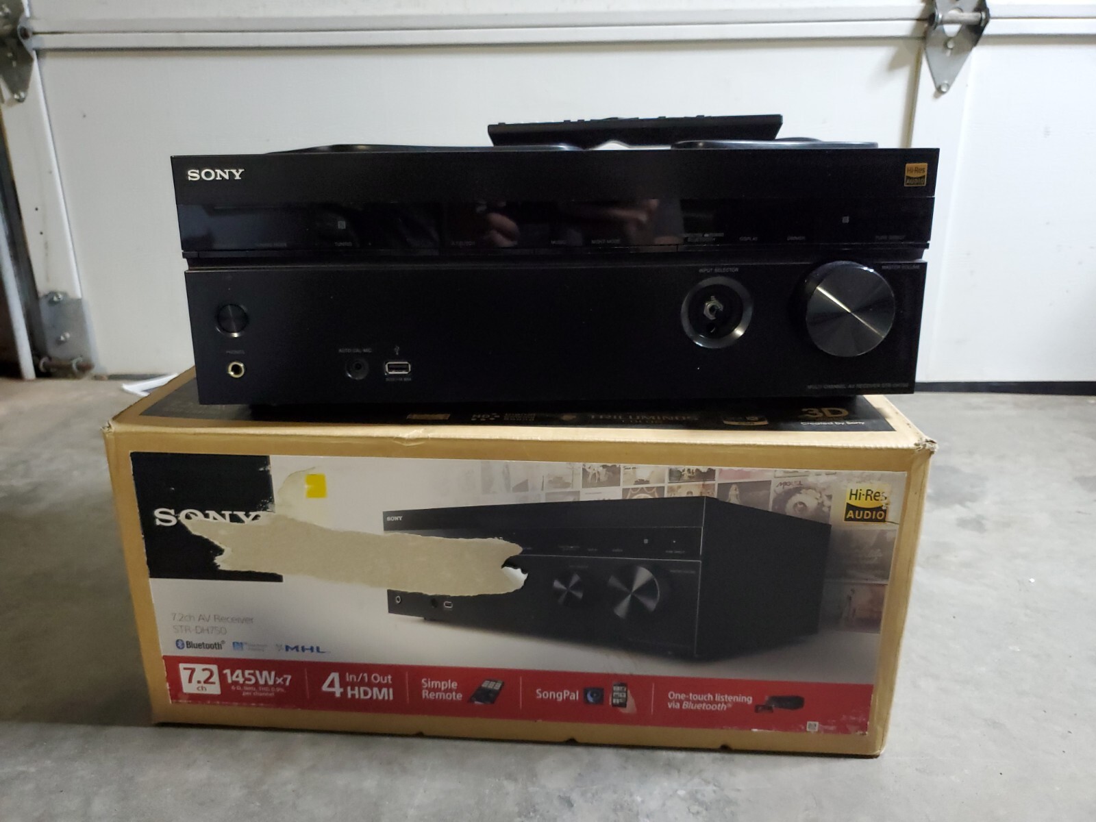 Sony STRDH750 Home Theater Receiver 7.2 Channel 4K HDMI Bluetooth eBay