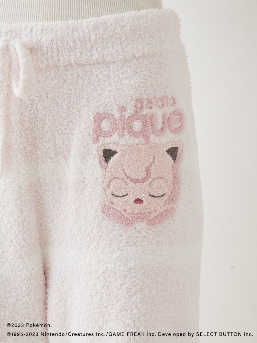 ルームウェア・パジャマ gelato pique BABY MOCO rib logo jacquard dress PWNO245116 PEANUTS] Baby Moco Jacquard Pullover & Pants Set