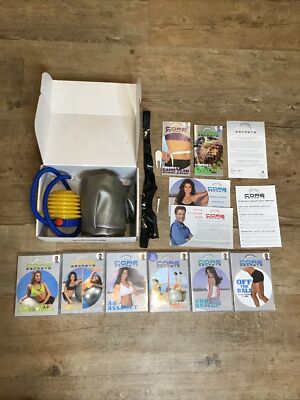 Gunnar Petersons Core Secrets Ab Workout Kit w/ 6 DVD's Ball Pump