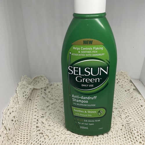 SELSUN GREEN ANTIDANDRUFF SHAMPOO SOOTHES & SHINES 200mL ALL HAIR