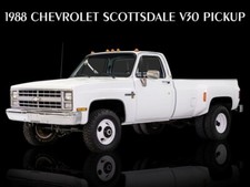 1988 Chevrolet Scottsdale V30 Dually Pickup New Metal Sign: 12x16" - Ships Free