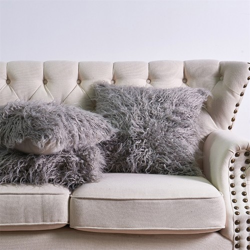 Mongolian Faux Fur Throw Blanket with 2 Pillow Covers – Super Soft & Cozy Set - Picture 36 of 37