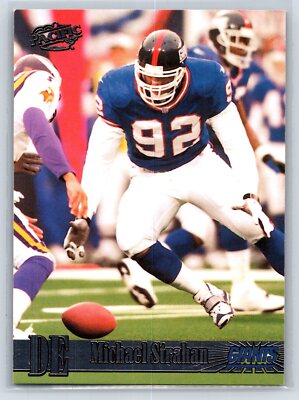 1998 Pacific #287 Michael Strahan New York Giants