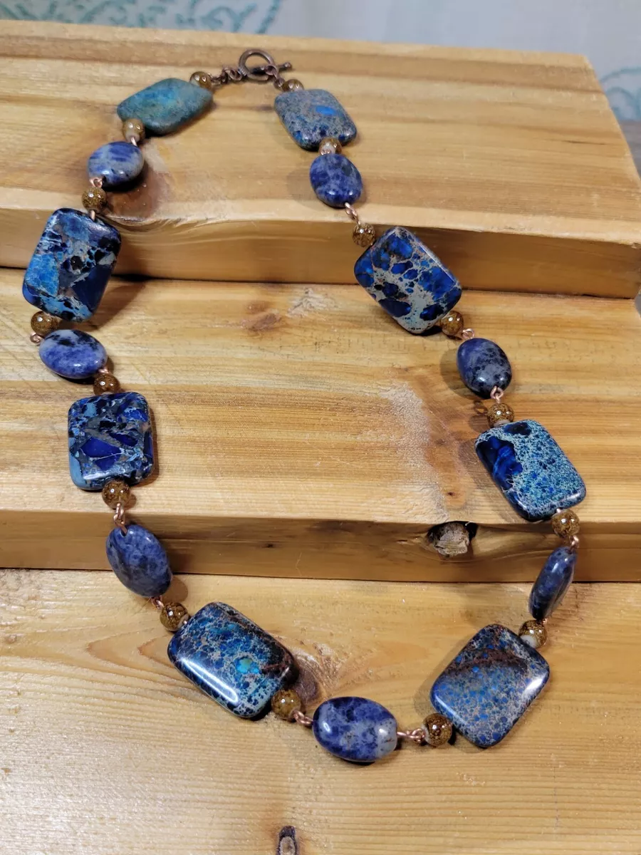 Blue ocean jasper jewelry store