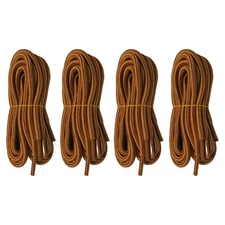 4pair 5mm Thick Heavy duty Round Hiking Work Boot Shoe laces Strings Replacement