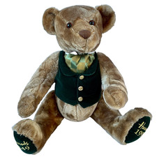 Vtg Harrods London Teddy Bear 150th Anniversary with Ascot 1999 Articulated 19"