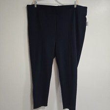 Old Navy 3X Pants Navy Extra High Rise Pull-on Knit Straight Leggings NEW