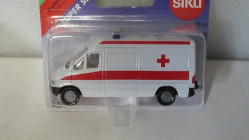 SIKU SUPER SERIES MERCEDES BENZ AMBULANCE #0805 MADE GERMANY CLOSE TO 1/64 - Bild 2 von 3