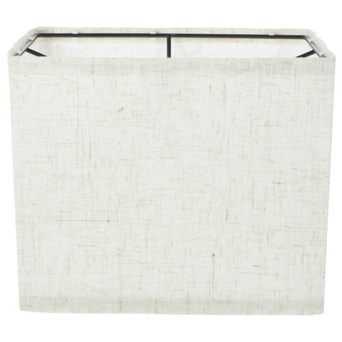 Linen Lampshade Cover Rectangle Design for Living Room Lighting