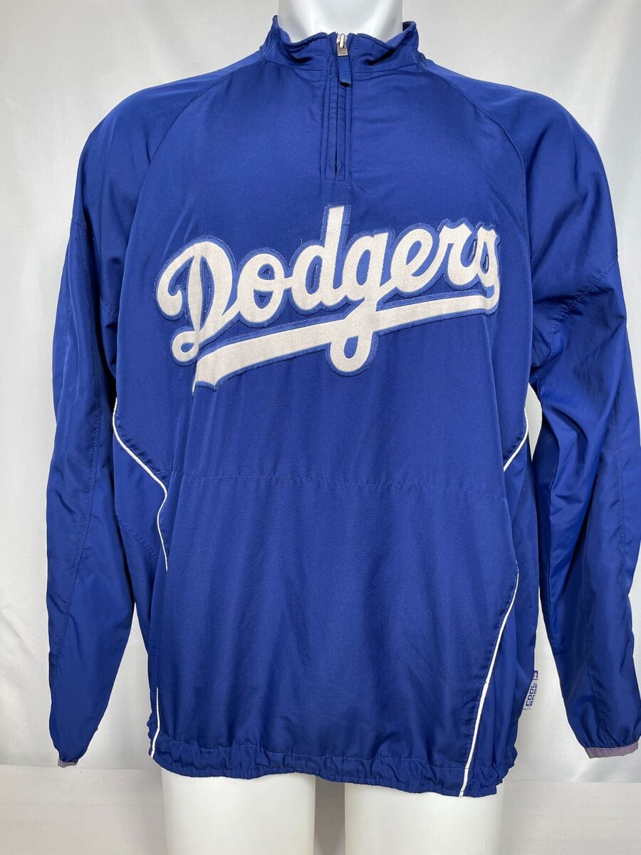 VTG Los Angeles Dodgers Majestic Blue 1/4 Zip Windbreaker VTG Los Angeles Dodgers Majestic Blue 1/4 Zip Windbreaker