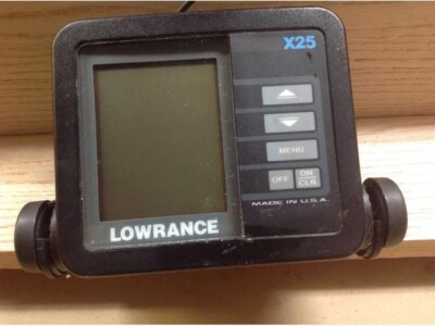 Lowrance X-25 Find Finder Tiefensonder sehr guter Zustand GWO mit Anleitung