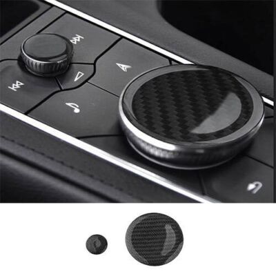 Electronic Handbrake Decoration Carbon Fiber Car For Cadillac CT6 2016-2020
