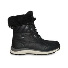 NWOB Womens UGG Adirondack III Quilted Waterproof Black Boots 5